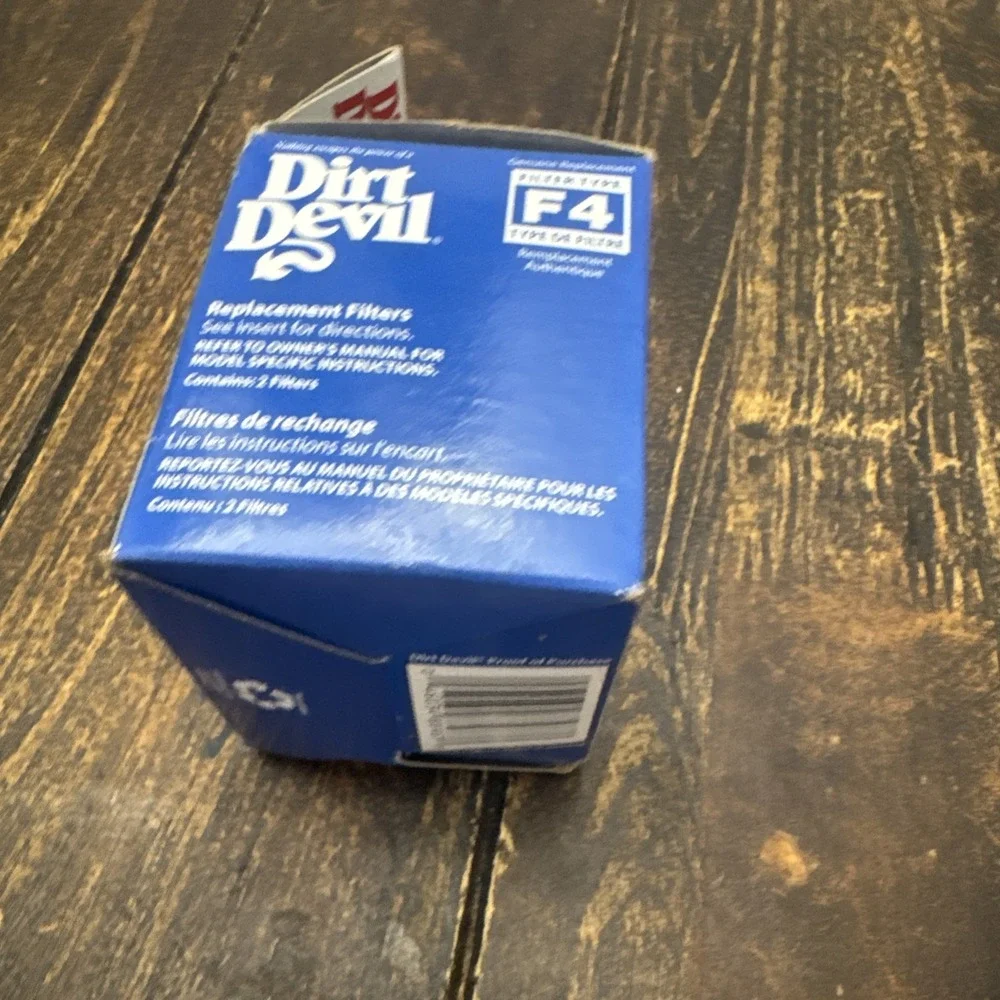 Genuine Parts Dirt Devil Filters Type F4 - Part #3ME1950001 - Qty 4 Filters